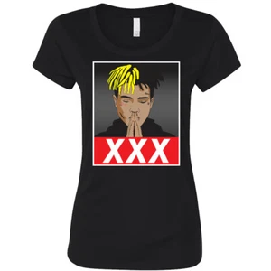 ┥ XXXtentacion Pray For XXX Camiseta para Mujer Venganza Vibras Solo Entumecimiento X Tributo - Imagen 1 de 10