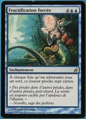 Forced Fruition Lorwyn (FRENCH) NM Blue Rare MAGIC CARD (ID# 178318) ABUGames - Image 1 of 2