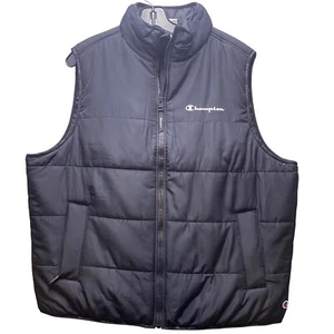 Champion Puffer Vest Mens Large Full Zip Sleeveless Padded Outdoor Performance - Picture 1 of 11