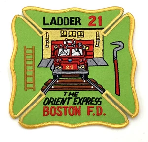 Patch scala 21" Boston MA - Orient Express - Foto 1 di 1