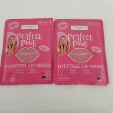 2 Pack Danielle Creations Perfect Pout Hydrogel Lip Masks 3 count each Lot of 2