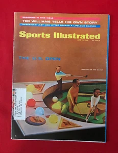 VINTAGE SPORTS ILLUSTRATED JUNE 10TH 1968 U.S. OPEN TED WILLIAMS - Picture 1 of 3