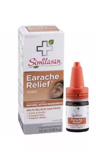 2 Pack Similasan Earache Relief Ear Drops 10 ml Each Fast Shipping - Picture 1 of 2