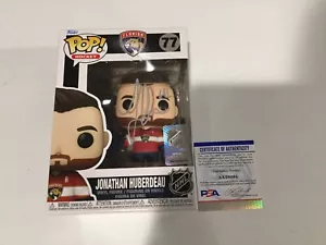 Jonathan Huberdeau Firmado Autografiado Florida Panthers Funko POP PSA ADN Certificado de Autenticidad a - Imagen 1 de 8