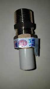 KBI 1/2" CPVC Brass Transition Union Adapter .5" Female TUF-0500-GD Pipe Fitting - Imagen 1 de 1