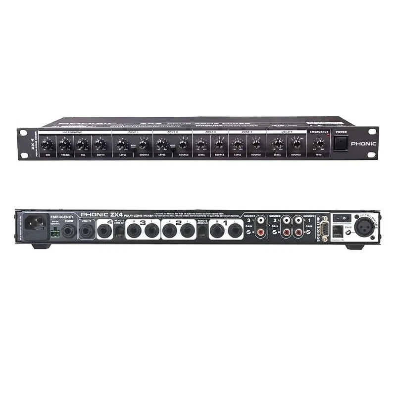 Mezclador profesional de 4 zonas PHONIC ZX4 Foto 1 de 1