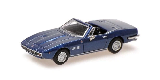 Minichamps 870123032 Maserati Ghibli Spyder 1969 Blu-Metallico HO 1:87 NUOVO - Immagine 1 di 1