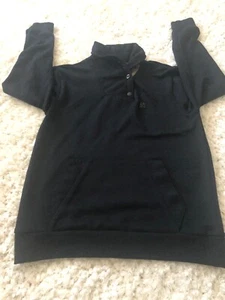 Nuevo DKNY Niño Sudadera Suéter Chaqueta Talla L Ligero Elegante Bonito Negro - Imagen 1 de 4