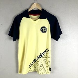 Club America Shirt Mens Small Yellow Logo Licensed Futbol/Soccer Liga Mexico - Picture 1 of 14