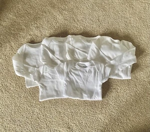 Weiße Baby Bodys - Bild 1 von 6