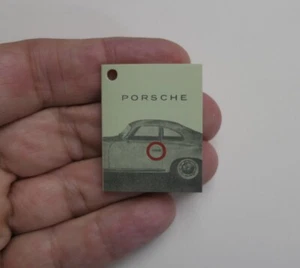 Porsche 356 356A 356B 356C 911 912 Glovebox Glycerine Bottle Paper Hang Tag - Bild 1 von 8