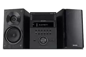 Sharp 5-CD Micro Shelf Speaker System with Bluetooth, USB, AM/FM Radio - Picture 1 of 2