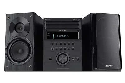 Sharp 5-CD Micro Shelf Speaker System with Bluetooth, USB, AM/FM Radio - Image 1 of 2