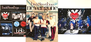 Libro de gira Backstreet Boys Never Gone Japan Tour 2006 con pegatina, póster (mini) - Imagen 1 de 9