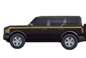 2 PCS Graphics Car Side Sticker For Ford Bronco Waist Line Stripes Vinyl Decal - Picture 1 of 5