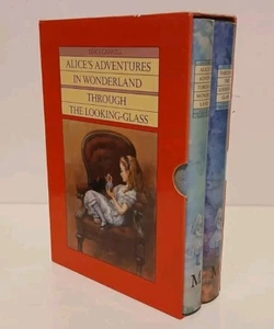 Lewis Carroll ALICE IN WONDERLAND / LOOKING GLASS Macmillan Hardback Slipcase - Picture 1 of 6