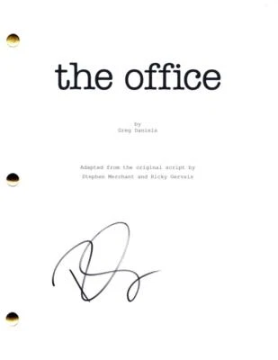 Ricky Gervais Signed Autograph The Office Full Pilot Script Screenplay Creator - Image 1 of 4