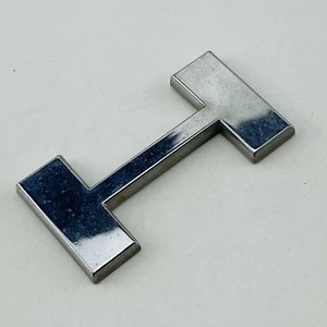 2000-2002 Toyota Echo Emblem Letter Logo Badge Trunk Rear Lid Chrome OEM D72H - Picture 1 of 6
