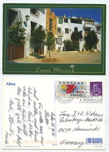 21244 - Altea - Costa Blanca - Ansichtskarte, gelaufen Benidorm 3.10.2001 - Picture 1 of 1