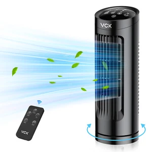 VCK 13 inch Oscillating Tower Fan 3 Speed Timer Touch Control Desk Fan w/ Remote - Picture 1 of 12