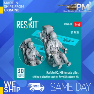 Reskit RSF48-0059 1/48 Rafale (C, M) female pilot sitting in ejection seat - Picture 1 of 3
