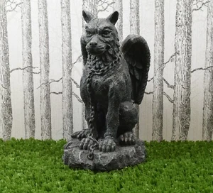 Super Gothic / Fantasy W.U.I '99 Myth's and Legends Winged Chained Wolf Figur - Bild 1 von 4