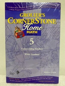 Groliers Cornerstone Home Math Grades 5-6 Vol 5 ~ Whole Numbers- New Sealed - Picture 1 of 2