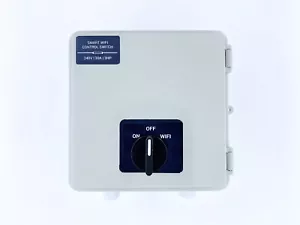 Heavy Duty Outdoor Wi-Fi Smart Switch 220VAC 30A for Alexa, Google Assistant - Picture 1 of 8