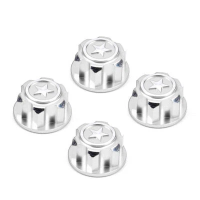 Piezas de tuercas de montaje de rueda hexagonales de metal de 17 mm rojas para coche de radiocontrol Traxxas X-MAXX Summit 4 piezas Foto 1 de 4