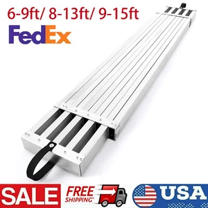 Telescoping Plank, Aluminum Work Plank 440lbs Capacity With Skid-Proof Platform - Picture 1 of 12