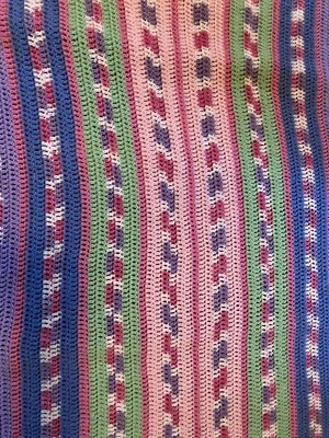 Beautiful Multicolored Afghan - Image 1 of 4