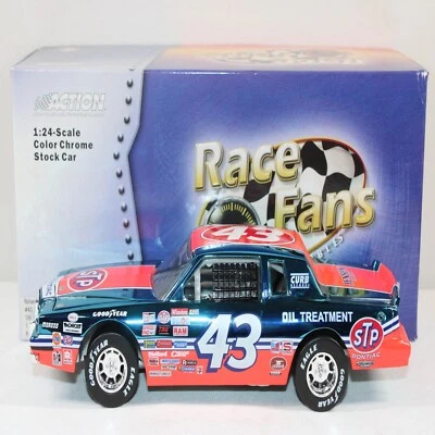 RICHARD PETTY 1984 BLUE COLOR CHROME #43 STP DAYTONA 200TH WIN PONTIAC READ DESC - Image 1 of 4