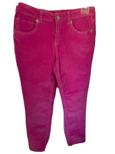 Justice Skinny Jeans Hot Pink Cotton Spandex Corduroy Pants Size 10.5 Rare - Picture 1 of 9