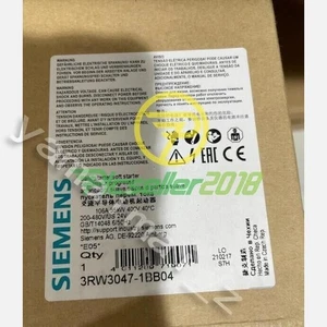 3RW3047-1BB04 NEW SIEMENS 3RW30471BB04 SIRIUS soft starter S3 106 A 55 kW/400 V - Picture 1 of 3