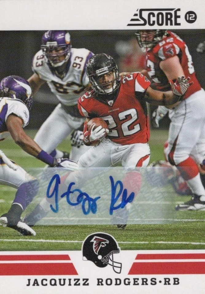 2012 Score Signatures Auto #43 Jacquizz Rodgers Falcons - Image 1 of 1