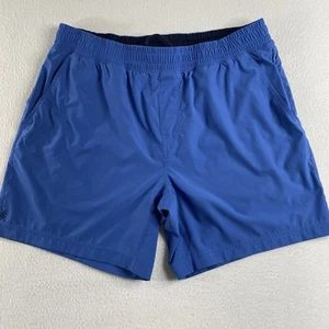 RHONE 7" Mako Shorts Unlined Men's Size X-Large Elastic Waist Blue Performance - Picture 1 of 12