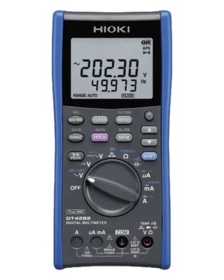 HIOKI Elektrisch Dt4282 Digitalmultimeter 10A Terminal Montiert Typ F/S W / Spur - Bild 1 von 3