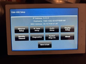 Crestron TSW-1052 10 Zoll Touchscreen Panel - Weiß - Bild 1 von 2