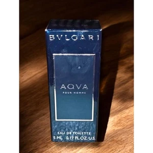 Bulgari Aqua AQVA Pour Homme Mens EDT Eau de Toilette Fragrance 5 ml 0.17 fl oz - Picture 1 of 3