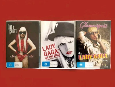 Lady Gaga Bundle: Secret World, On The Edge + Glamourpuss DVD Widescreen PAL Aus - image 1 of 4