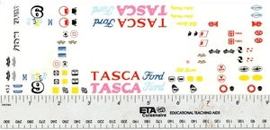 FRED CADY 457 1964 Ford Thunderbolt Tasco 1:24 1:25 Scale DECALS NOS - Picture 1 of 1