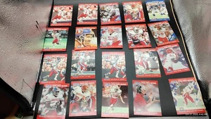 Vtg Pro Bowl  1991 Pro Set (57) Card Lot AFC NFL Warren Moon James Brooks Hawaii - Picture 1 of 3