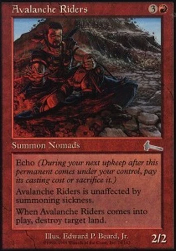 Avalanche Riders - Urza's Legacy #74/144 MTG Magic The Gathering - Image 1 of 1