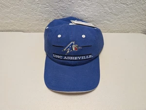 The Game North Carolina UNC Asheville Bulldogs Split 3 Bar Strapback Dad Cap Hat - Picture 1 of 6