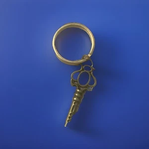 Gold Heart Key Chain - Picture 1 of 2