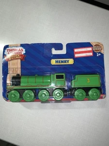 Nuevo tren ferroviario de madera Henry Thomas & Friends tanque verde motor y caboose 2012 - Imagen 1 de 6