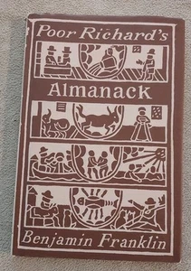 POOR RICHARD'S ALMANACK ~ Benjamin Franklin, Peter Pauper Press ~ HC DJ - Picture 1 of 9