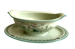 Vintage Noritake PARADISE Sauciere mit Unterteller NEUWERTIG - Bild 1 von 8