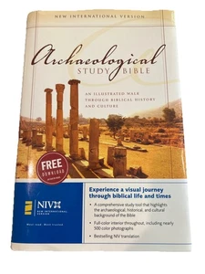 Archaeological Study Bible NIV Illustrated Biblical HistoryWalkthrough Hardcover - Foto 1 di 9