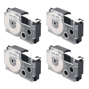 Lot de 4 éTiqueteuses de Bandes AdhéSives de 12 Mm, sur Blanc, Compatibles1769 - Photo 1/2